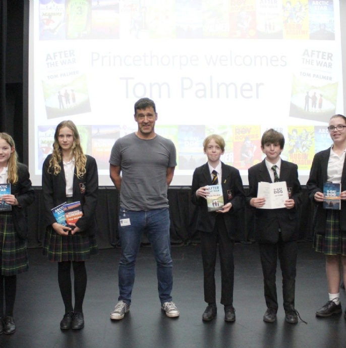 News » Author Tom Palmer Visits Princethorpe